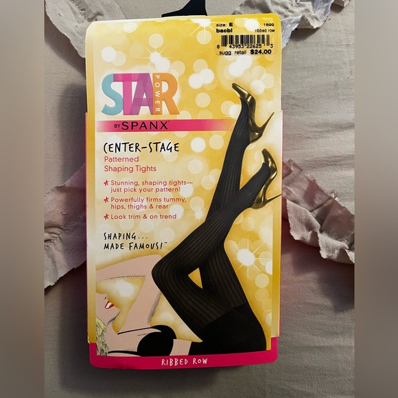 SPANX Other - SPANX/Star Women’s NWT Black Ribbed Tights